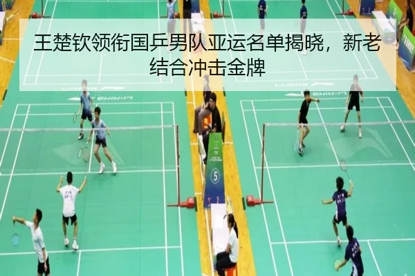 王楚钦领衔国乒男队亚运名单揭晓，新老结合冲击金牌